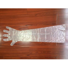 Veterinary Disposable Plastic PE Long Sleeve Gloves